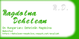 magdolna dehelean business card
